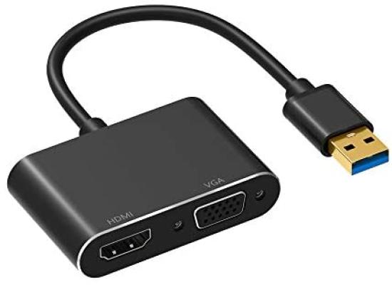 CONVERTER USB3.0 TO VGA AND HDMI