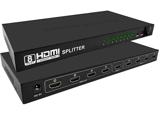 HDMI 8 In 1 Splitter 1.4V ( HDMI-8/1)