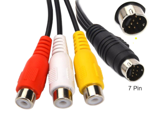 Intex S Video Cable 7Pin 3 RCA