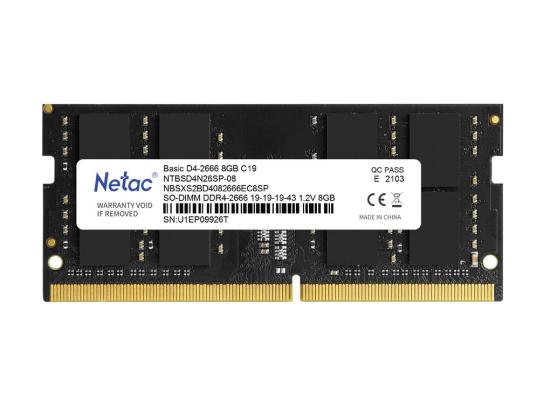 Netac RAM DDR4 1x 8GB SODIMM 3200MHz (NTBSD4N32SP-08)