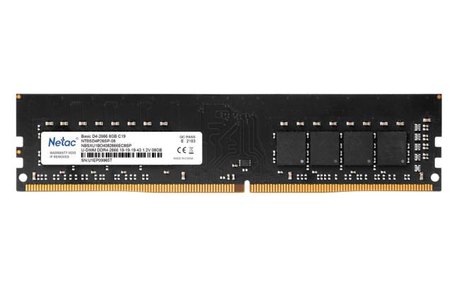 Netac RAM DDR4 1x 8GB 3200MHz (NTBSD4N32SP-08)
