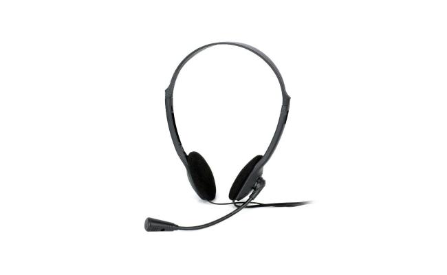 STEREO PC HEADSET, WORK WITH COMPUTER,SMARTPHONES, LAPTOPS, AND TABLETS WITH SINGLE 3.5MM JACK