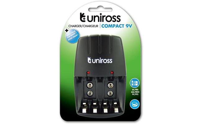 UNIROSS CHARGER COMPACT WITH HR6/AA
