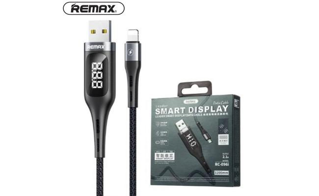 REMAX Intelligent Digital Data Cable for iPhone RC-096i （with display）