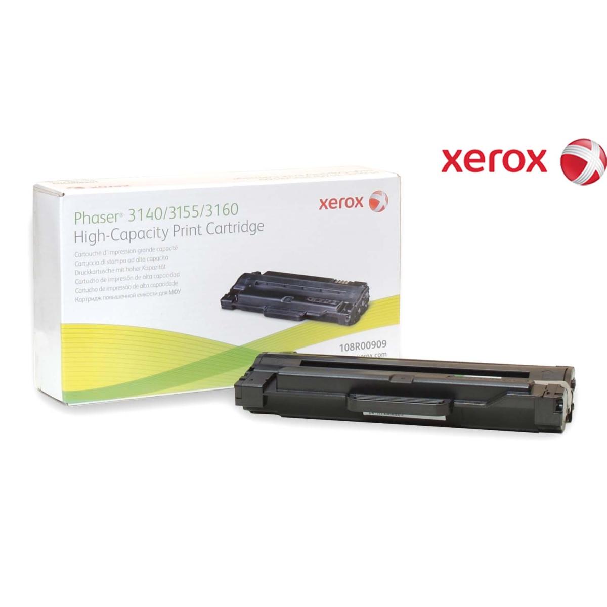 Xerox 108R00909 Laser Toner Cartridge Black (Original)