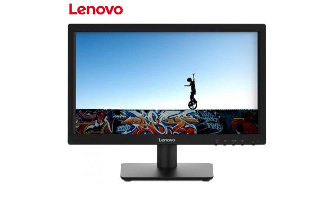 Lenovo    D19-10   18.5'' HD monitor, 5 ms ,  16:09 , Input connectors VGA+HDMI, Cable included VGA, Tilt    1 Year Warranty