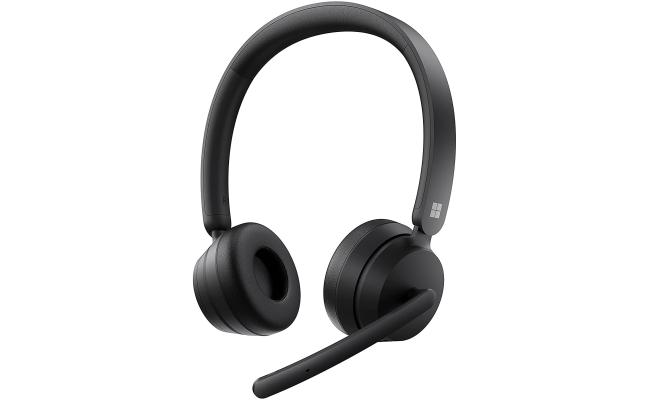 Microsoft Modern USB On-Ear Stereo Headphones w/ Noise-Cancelling Microphone In-Line Controls Certified For Microsoft Teams