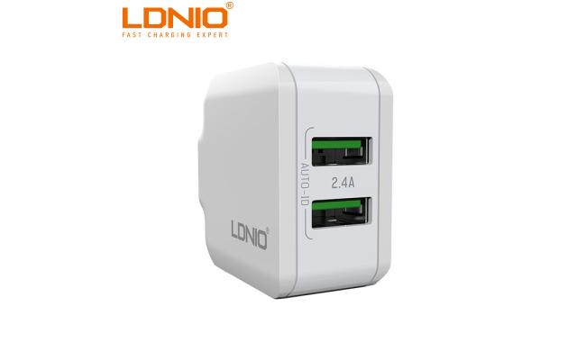 Ldnio A2202 Travel Phone Charger EU Plug Dual USB