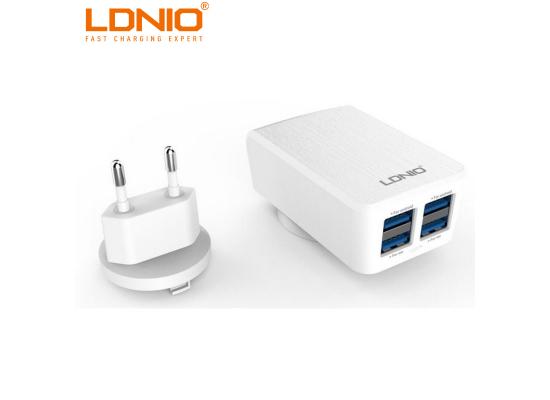 LDNIO DL-AC62 Lightning USB Smart Travel Charger 4 Port