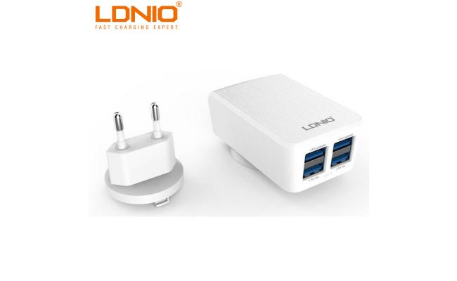 LDNIO DL-AC62 Lightning USB Smart Travel Charger 4 Port