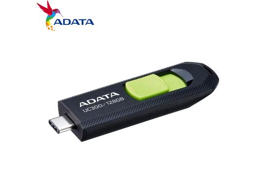 ADATA UC300 USB flash drive 128 GB USB Type-C 3.2 Gen 1 (3.1 Gen 1) Black, Green ACHO-UC300-128G-RBK/GN