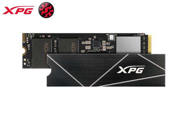 XPG Gammix 70S 512GB  PCIe 3D NAND PCIe Gen4x4 M.2 2280 NVMe 1.3 R/W up to 7400/6800MB/s SSD (AGAMMIXS70B-512GT-CS)