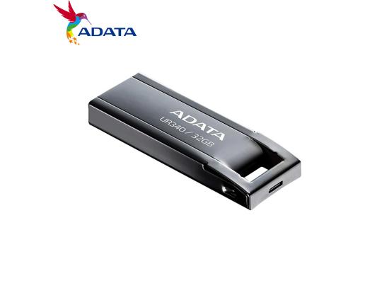 ADATA USB 32GB UR340 bk 3.0 Interface 3.2 Gen 1 (Metal (mirror plane))AROY-UR340-32GBK