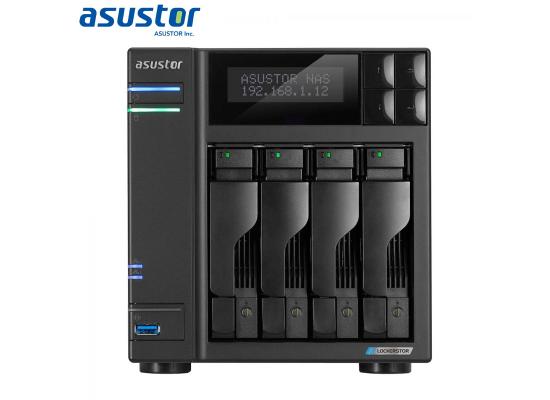 Asustor AS6604T  4 bay NAS Tower Intel J4125 4GB DDR4 ( upgrade to 8GB ) 2 port LAN 2.5G compatible with Expansion Unit