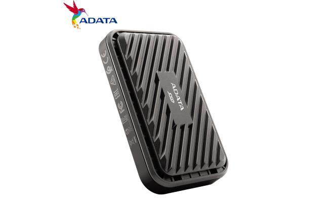 ADATA RGB SE770G 512GB USB3.2 Type-C Fast Transfer Gaming and Personal External SSD