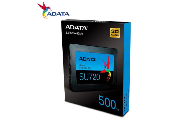 ADATA SSD ASU720S 500 GB 3D NAND - High Capacity, Very Durable