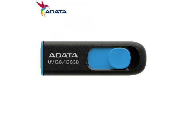 UV128 128GB BLACK-BLUE  RETAIL USB Flash Drive