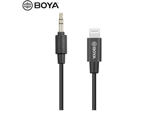 BOYA BY-K1 - 3.5mm TRS (Male) to Lightning (Male) Audio Adapter