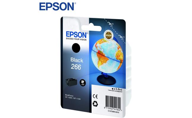 Epson C13T26614010 - SINGLEPACK BLACK 266 INK CARTR - IN RS BLISTER PACK