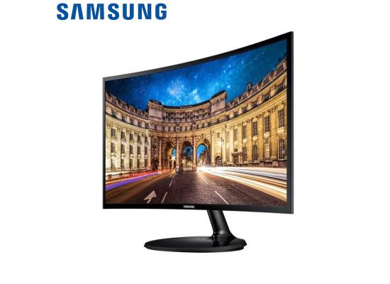 Samsung 24" Essential Black Curved Monitor For Increased Viewing Comfort And Entertainment