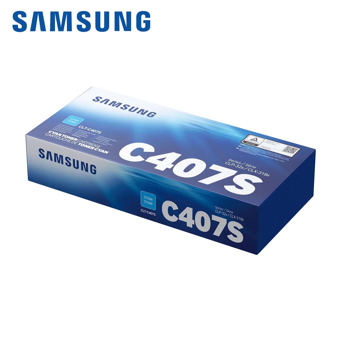 Samsung CLT-C407S Laser Toner Cartridge Cyan (Original)