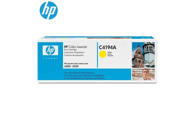 HP C4194A Laser Toner Cartridge Yellow (Original)