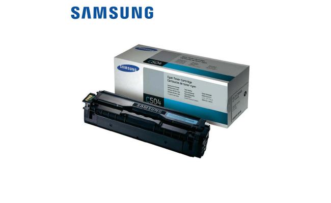 Samsung CLT-C504S Laser Toner Cartridge Cyan (Original)