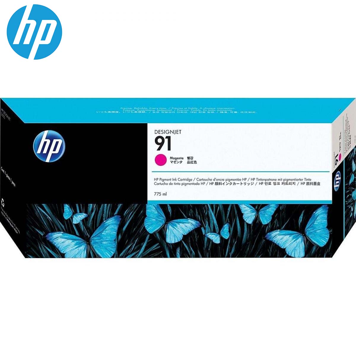 HP C9484A (HP91) Ink / Inkjet Cartridge Magenta (Original)