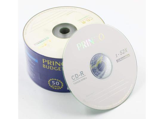 PRINCO CDR 52X 700MB PACK OF 50 PRINTABLE