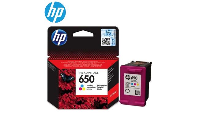 HP C102AE (650) Tri-Color Ink Cartridge (Original)