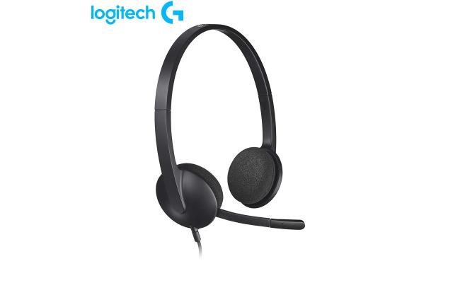 Logitech USB Headset H340, Stereo, USB Headset for Windows & Mac