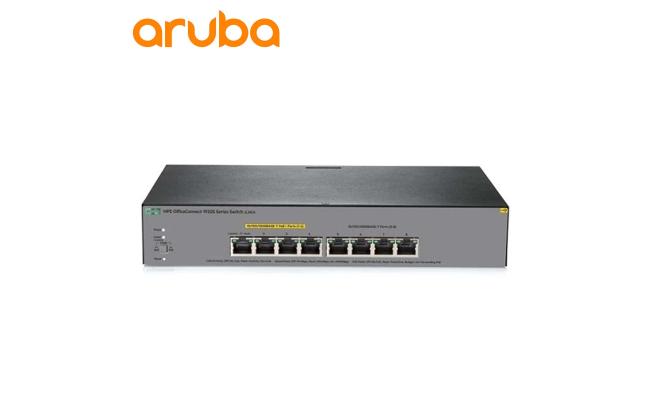 HPE OfficeConnect 1920S 8-Port Gig Smart Switch-8xGE | PoE on 4 Ports (65W) | fanless (JL383A)