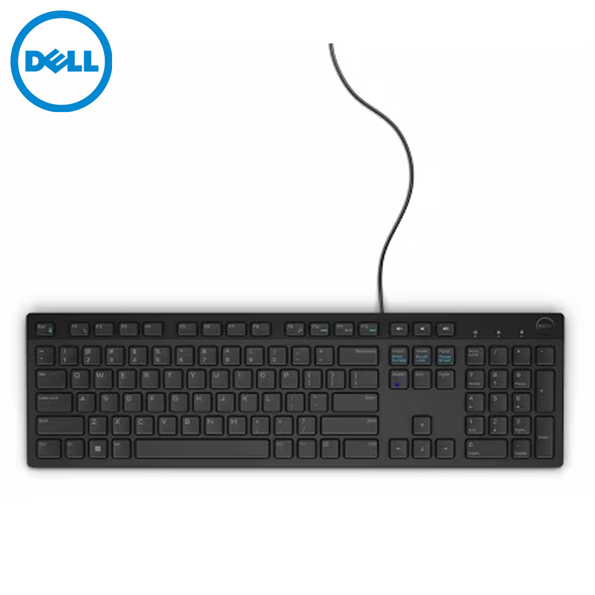 Dell Wired Keyboard - Black KB216 MULTIMEDIA (580-ADMT) -USB