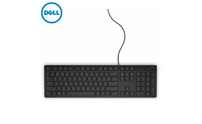Dell Wired Keyboard - Black KB216 MULTIMEDIA (580-ADMT) -USB