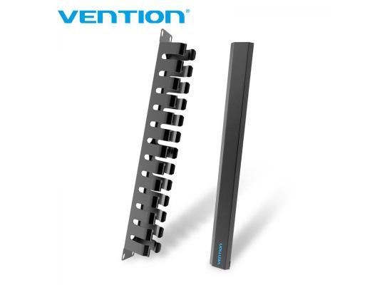 Vention 24 U Cable Manager Black