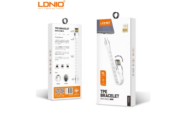 LDNIO LS50 USB DATA CABLE FOR IPHONE 15CM