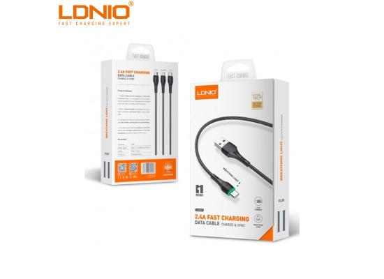 LDNIO LS521 USB DATA CABLE FOR IPHONE 100CM