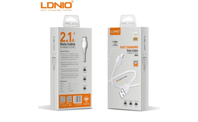 LDNIO LS541 USB DATA CABLE FOR IPHONE 100CM