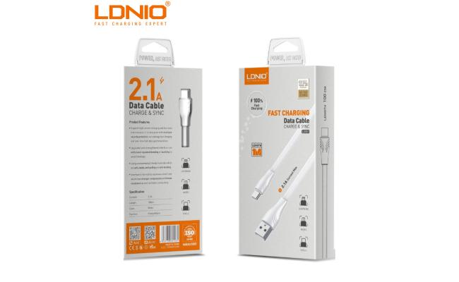 LDNIO LS551 USB DATA CABLE FOR IPHONE