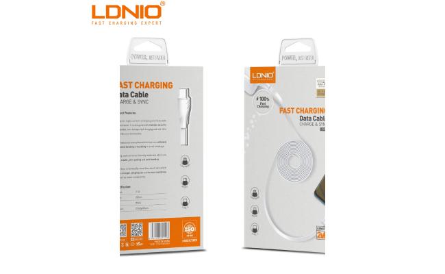 LDNIO LS552 USB DATA CABLE FOR IPHONE 200CM