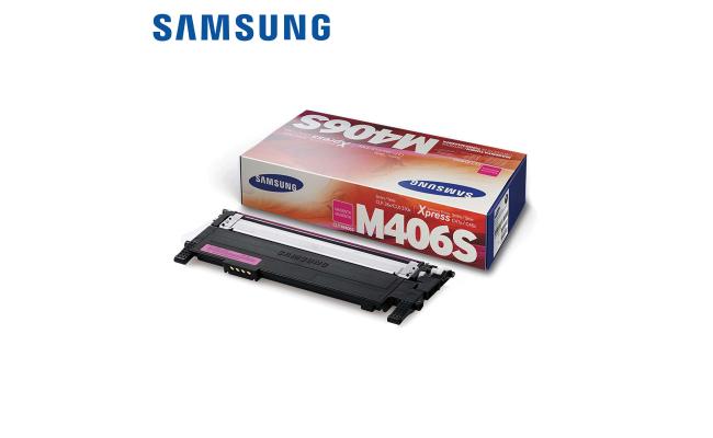 Samsung CLT-M406S Laser Toner Cartridge Magenta (Original)