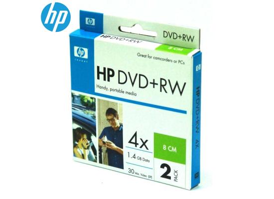 HP DVD+RW 1.4GB 8CM 2 Pack