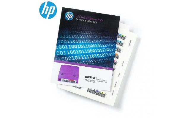 HP LTO 6 PARCODE LABEL