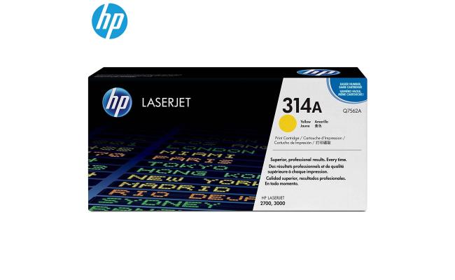 HP Q7562A Laser Toner Cartridge Yellow (Original)