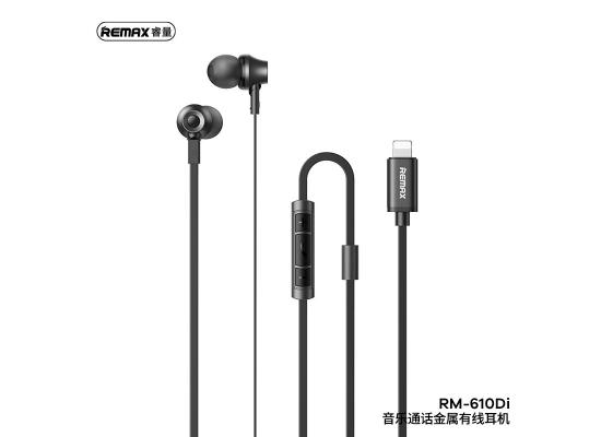 Remax RM-610Di Metal Wired Earphone For Music & Call