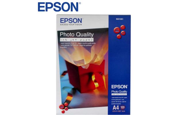 Epson Photo Quality Inkjet Paper A4 100 Sheets