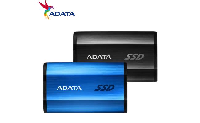 ADATA SE800 512GB IP68 Rugged - Up to 1000 MB/s - SuperSpeed USB 3.2 Gen 2 USB-C External Portable SSD Blue (ASE800G-512GU32G2-CBL)