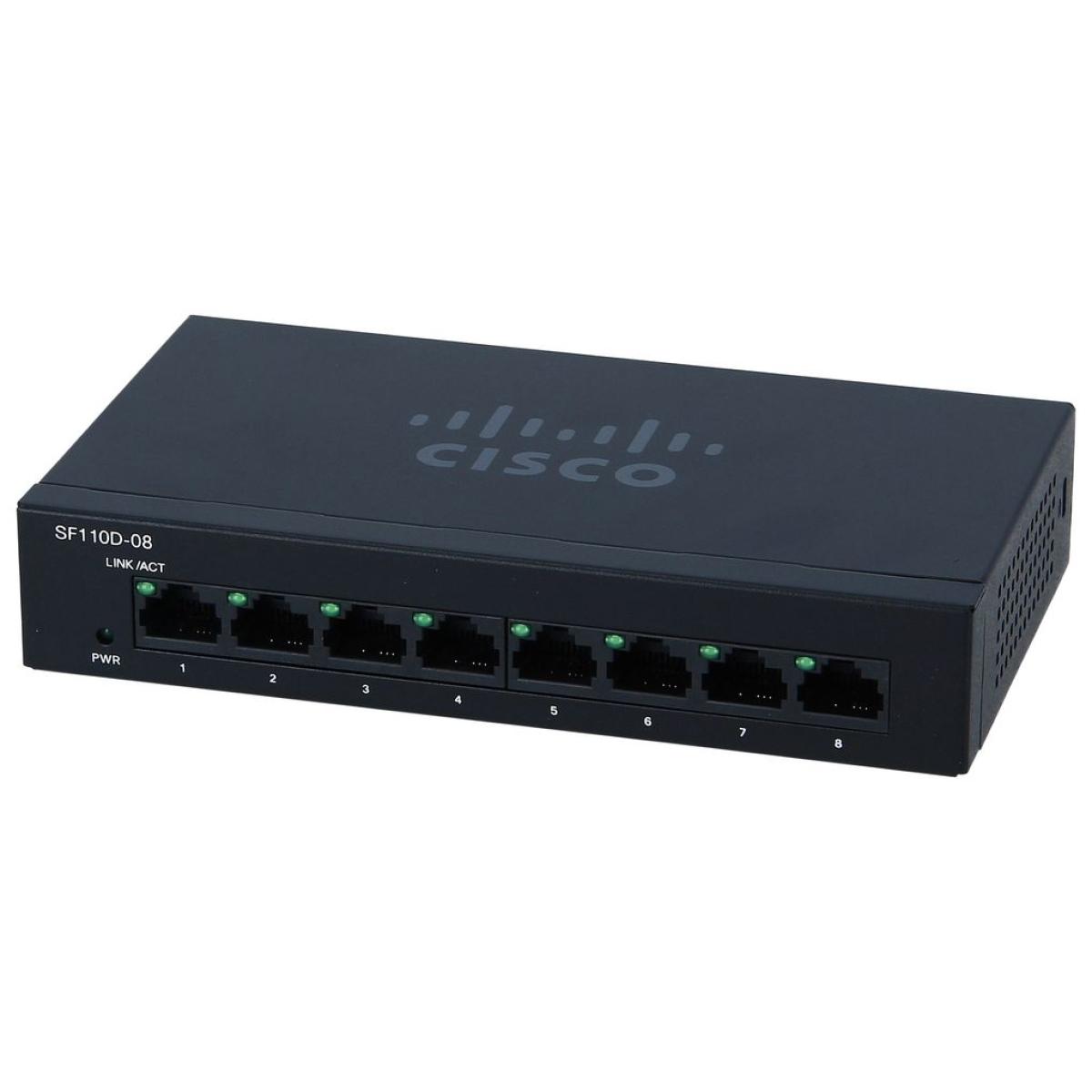 Cisco SF100D-08 8-Port Desktop 10/100 Switch