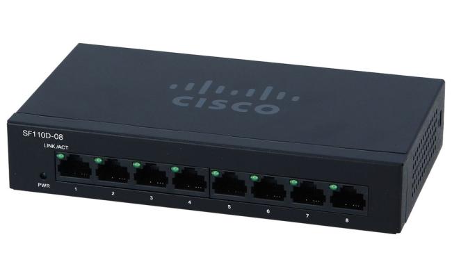 Cisco SF100D-08 8-Port Desktop 10/100 Switch