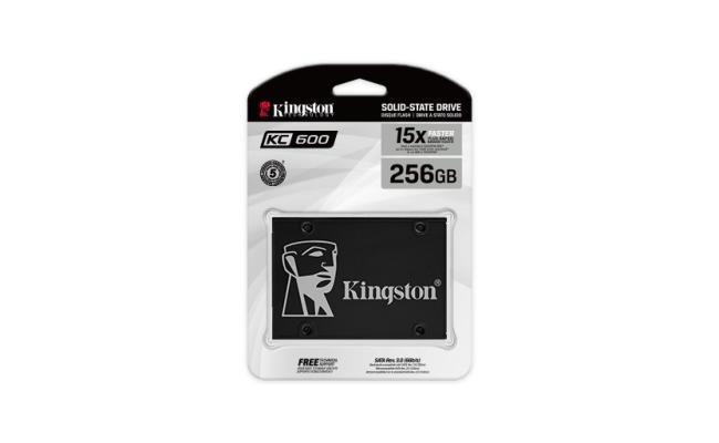 Kingston KC600 256 GB SATA III Solid State Drive (SSD)